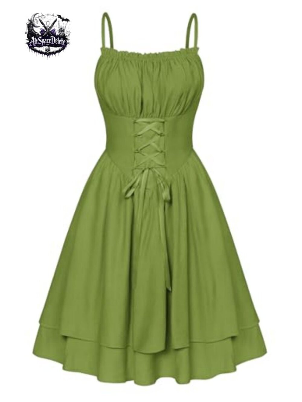 Corset Mini Sundress Chiffon Lace-Up Fairy Dress for Women